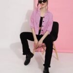 Rani Colour Casual Wear Check Printed Shirt For Women