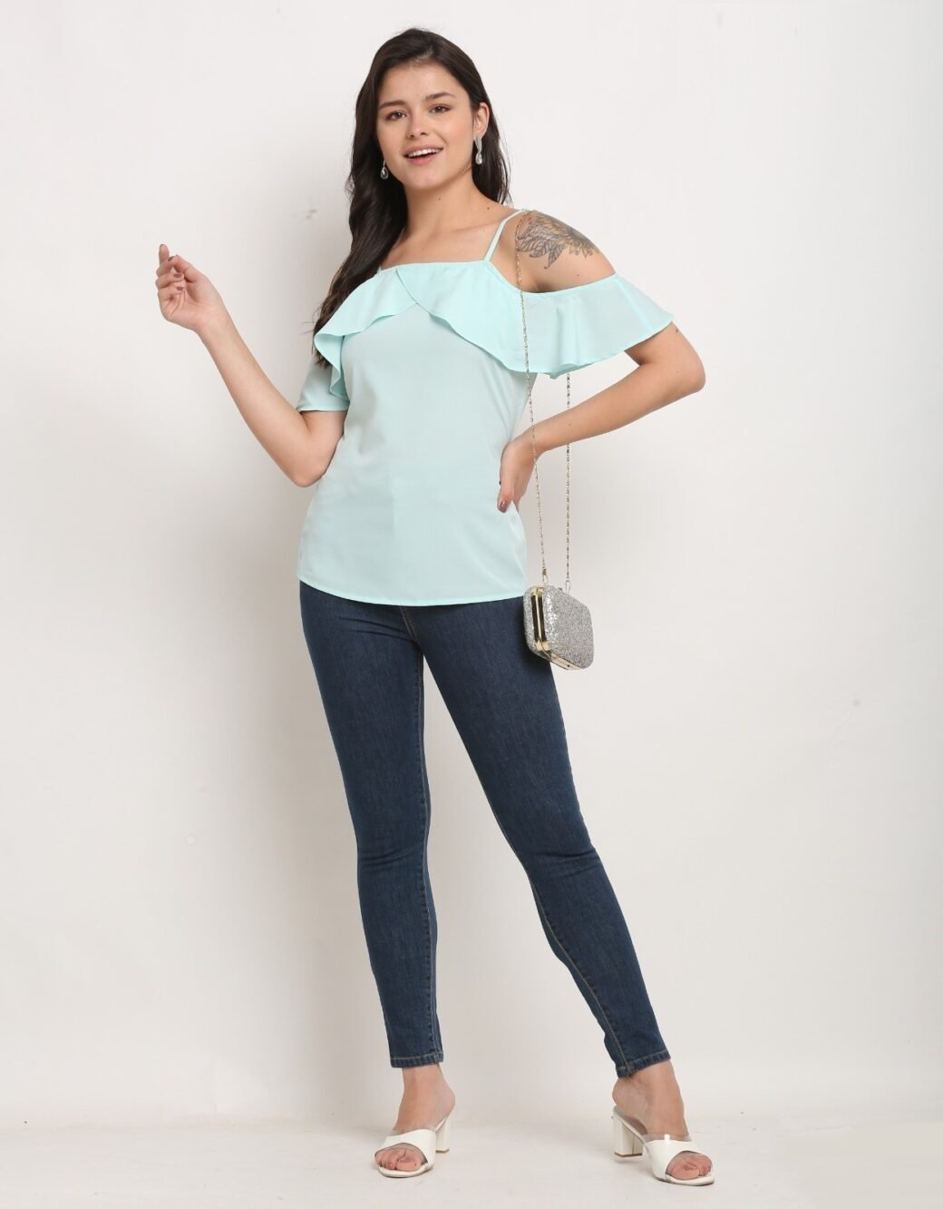 Girls Fashion Party Wear Fancy Top - Image 2