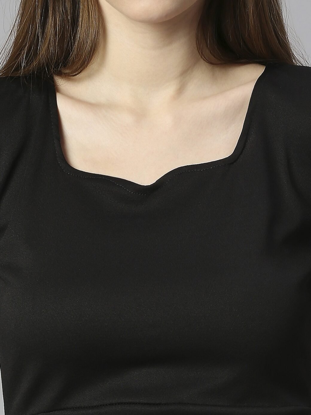 Black Cotton Lycra top wear collection - Image 6