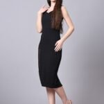 Women Bodycon Black Dress