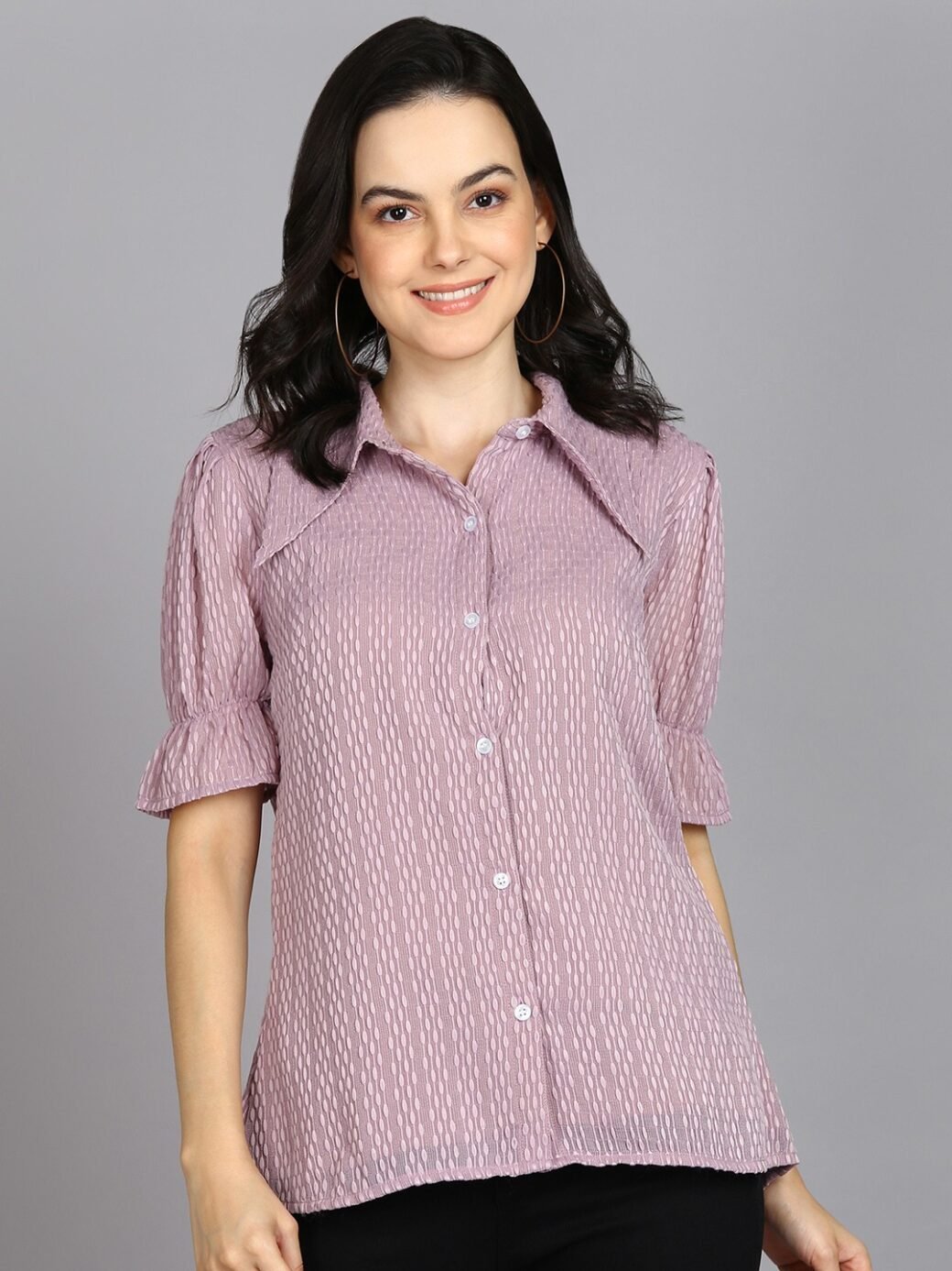 Prettify Womens Lavender Shirt - Image 2