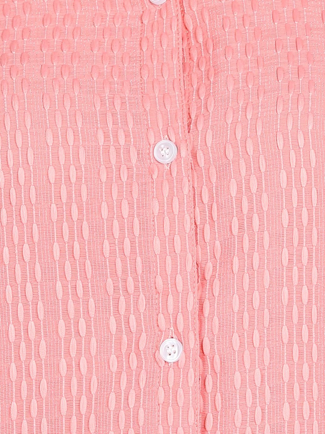 Casual Regular Sleeves Self Design Women Pink Top - Image 6