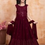 Sequins Work Party Wear Readymade Kids Lehenga Choli 613B